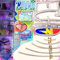 a piece of paper with a picture of a heart on it